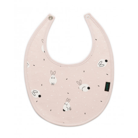 Branco & Rosa Sonpetit Coelho Bib