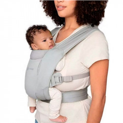 Mochila Portabebés Ergobaby Embrace Soft Air Mesh gris perla