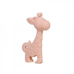 Mordedor de silicone JANE girafa pálida