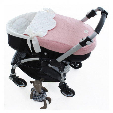 Berço Multi-Posicional Uzturre Regina Pó Pink Footmuff