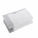 Juego 2 Toallas Cambrass Vichy10 gris