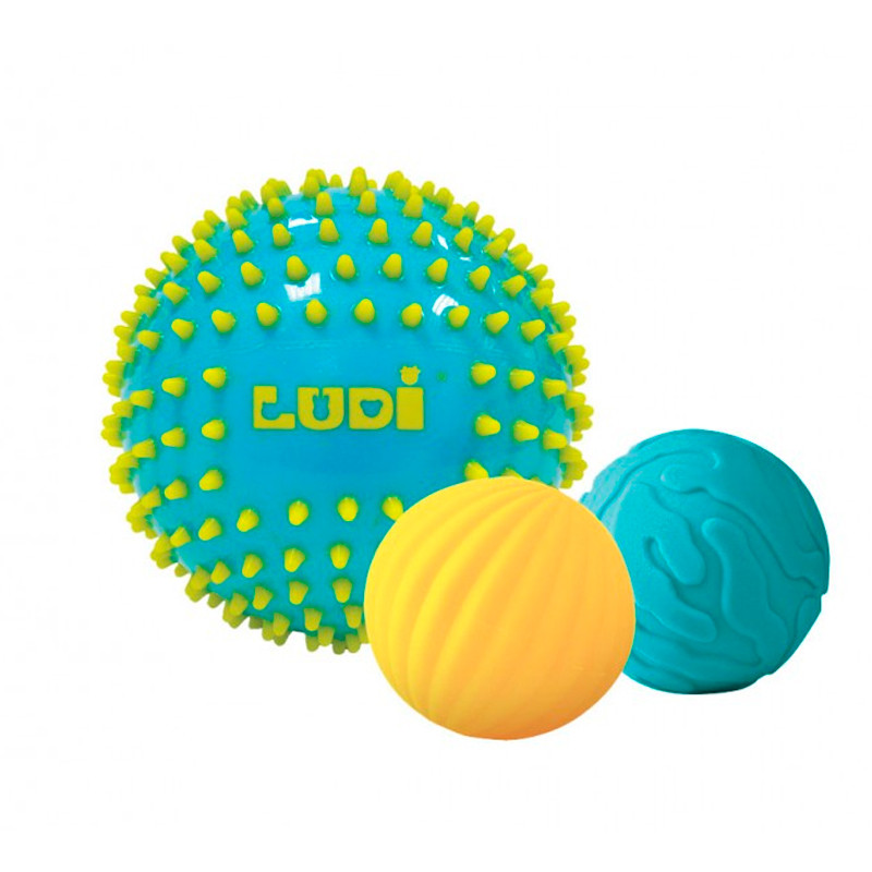 Pack 3 Bolas Sensoriais Ludi
