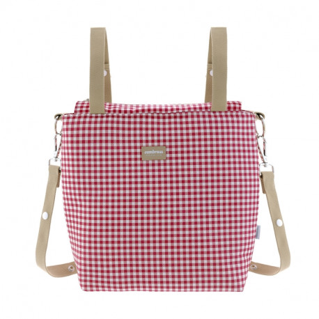 Bolso Talega Cambrass Vichy Rojo