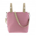 Bolso Talega Cambrass Vichy Rojo