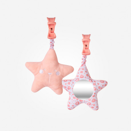 Sonajero con Luz y Melodía Saro Wild Star salmon