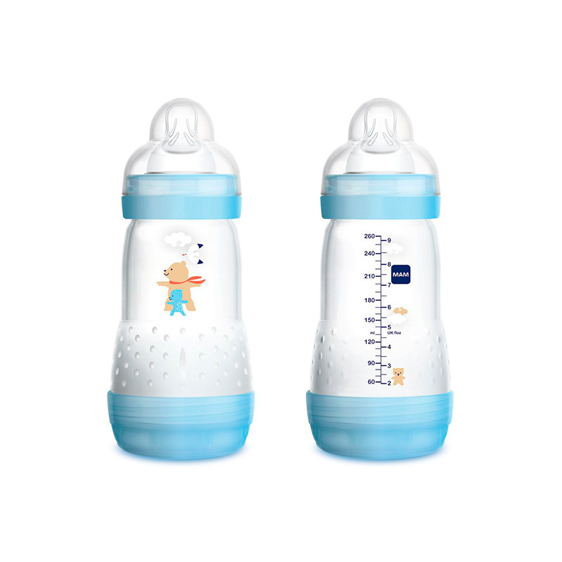 Mam Frasco Anti-Cólica 260 ml azul