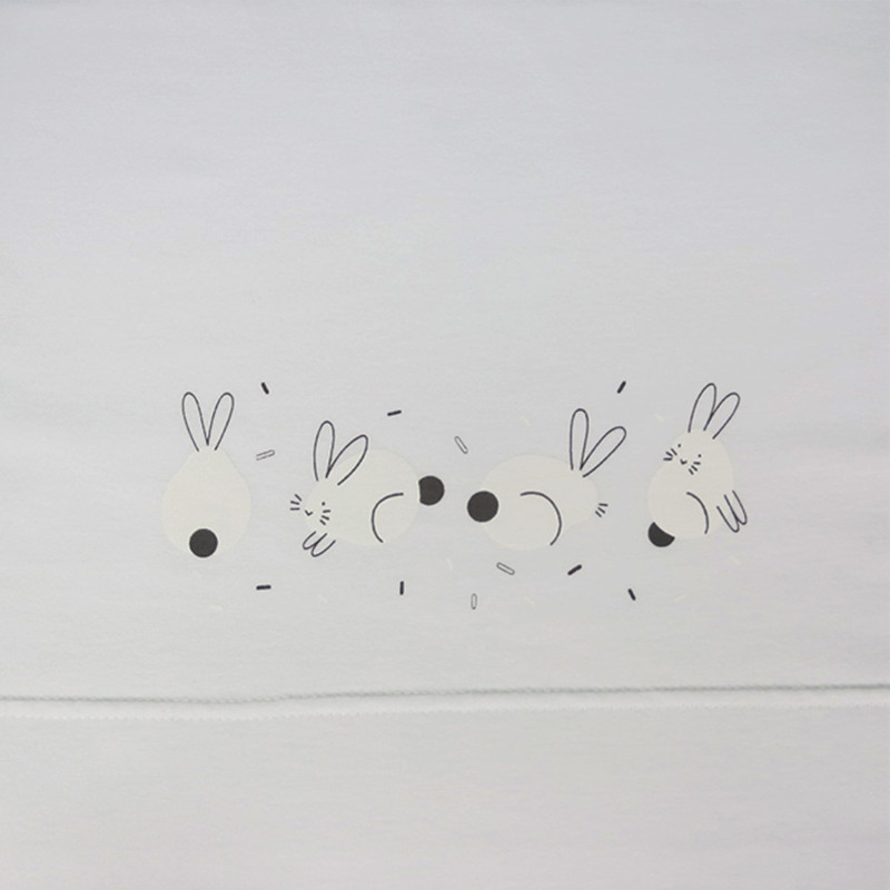 Sábana Estampada Rabbit Blanco Sonpetit 40 cm