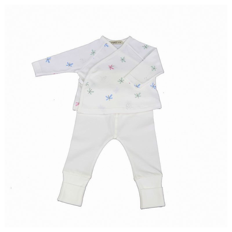 Conjunto Jubón y Polaina Sonpetit LIBÉLULAS-Algodón organico