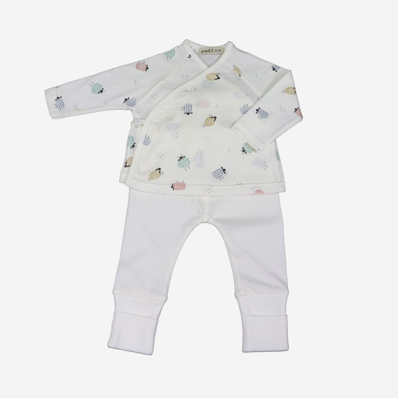 Conjunto Jubón y Polaina Sonpetit PRADO-Algodón organico