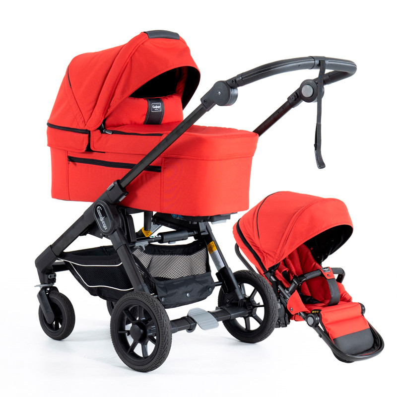 Carrinho de 2 peças Emmaljunga NXT60 vermelho esportivo