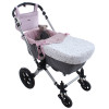 Saco Capazo Multiposicional Uzturre Bambi Punto rosa empolvado