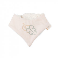 Bandana Bonjourbébé Monstera Macaco camelo