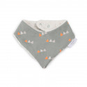 Bandana Bonjourbébé Monstera Monkey hunter green