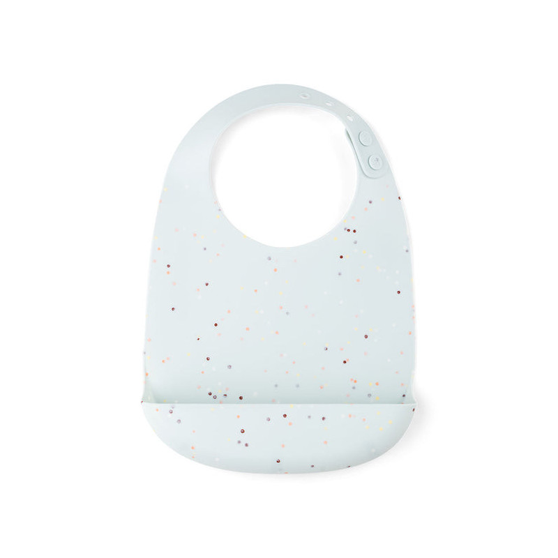 Bib de silicone DONE BY DEER confetes