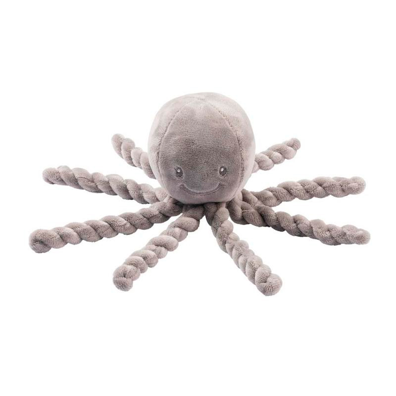 Peluche Nattou Pulpo Lapidou Gris