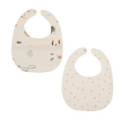 Pack 2 Bibs Bimbidreams País das Maravilhas 20x25