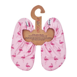 Sapatos antiderrapantes para crianças SlipStop flamingos