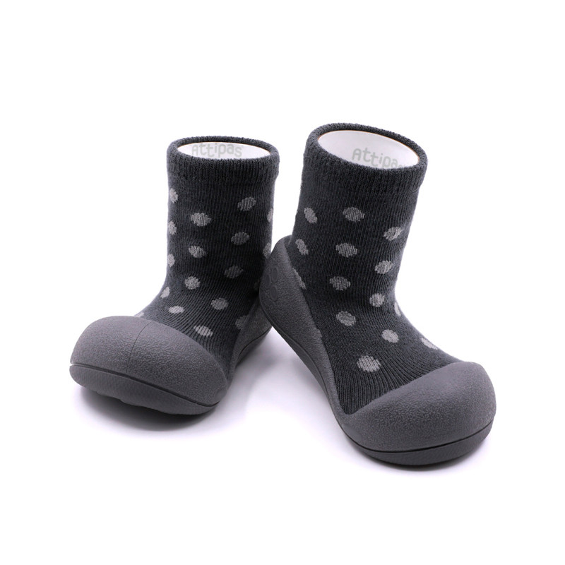 Calzado para Bebé Attipas Dot Dot Charcoal Grey