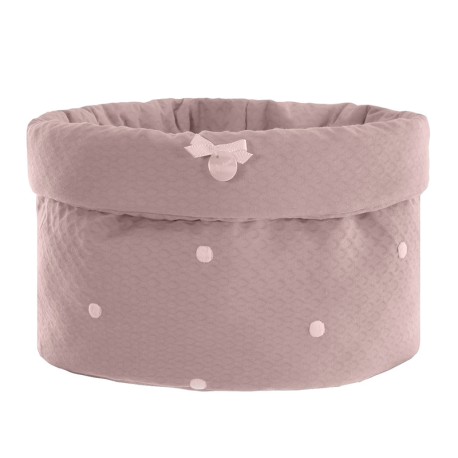 Cesta de Aseo para Bebé Uzturre Cuco rosa empolvado
