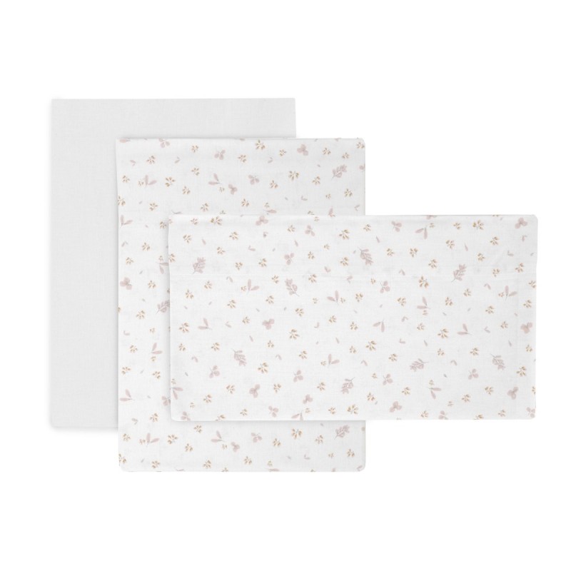 3 peças mini folha berço CAMBRASS plumeti