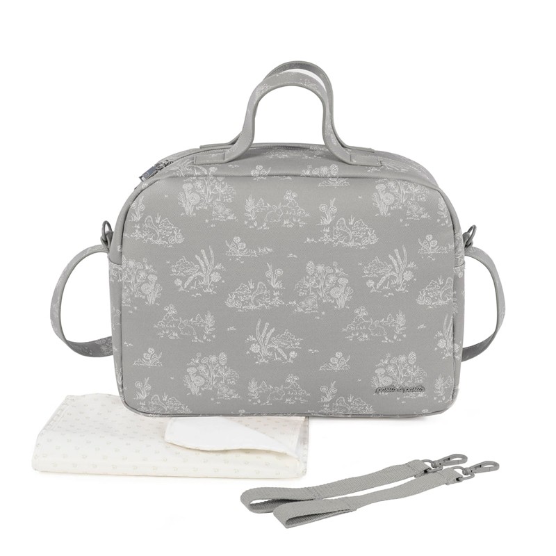 Bolso Canastilla Pasito a Pasito Toile de Jouy
