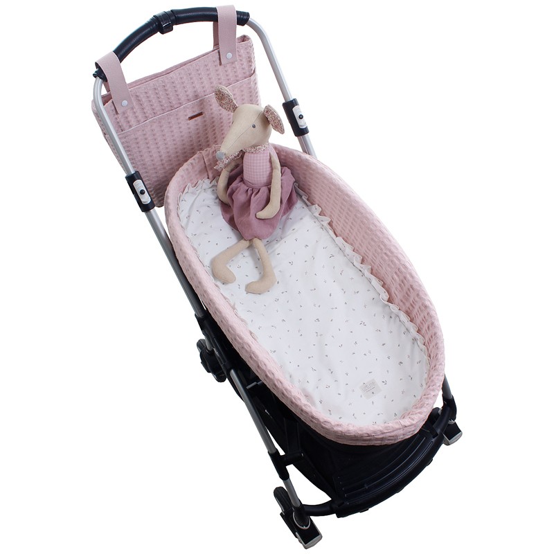 Uzturre Renata Interior Carrycot e Musselina Folha Encaixada
