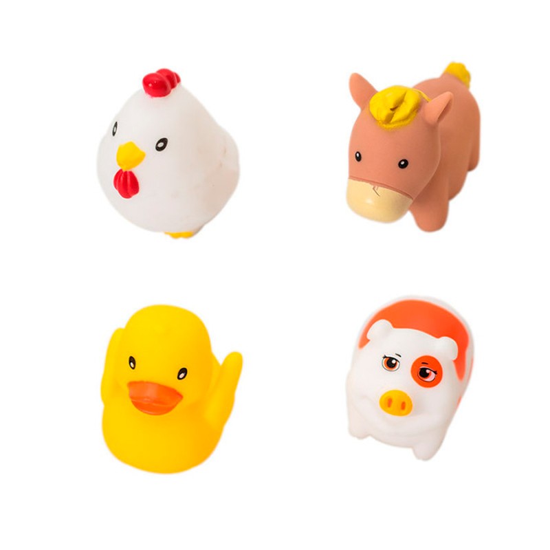 Set de 4 Juguetes de Baño Olmitos Farm