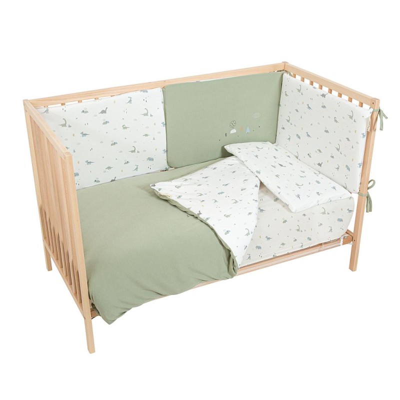 Bimbidreams Trex Funda Nórdica + Protector de Cuna + Funda de Almohada