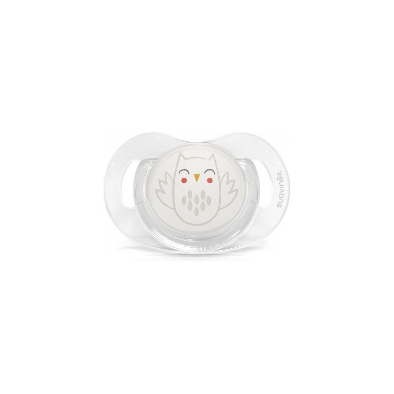 Suavinex Chupeta Physiological Owl 0-6m Branca