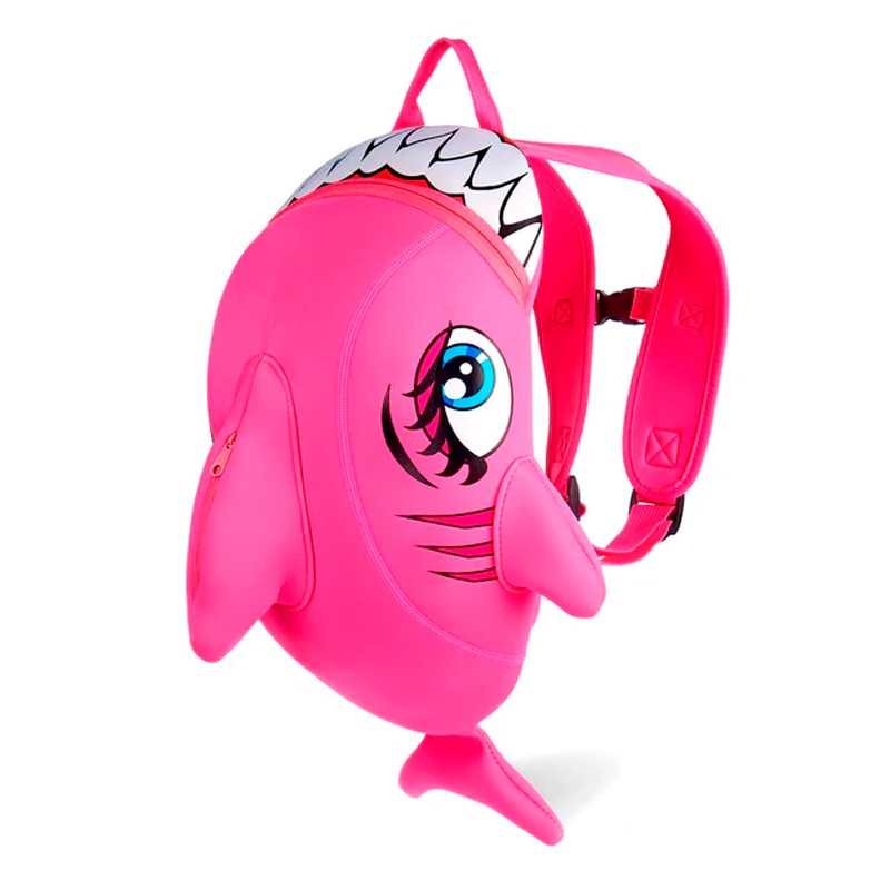 Mochila infantil Pink Shark Crazy Safety