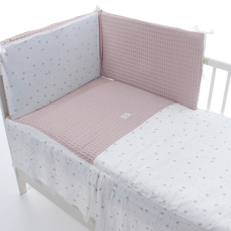 Colcha y Protector de Cuna 60 Uzturre Clea rosa