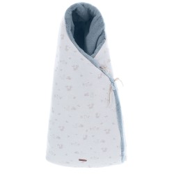 Bolsa de Berço Cruzada Uzturre Telma Interior Mouton azul