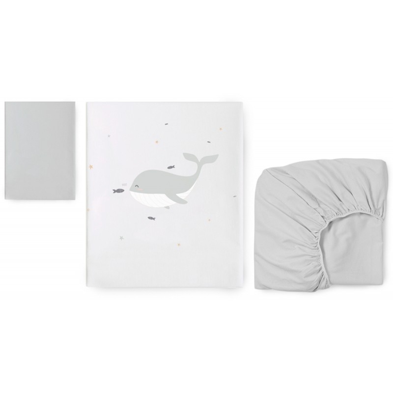 Conjunto Sábanas Bonjourbebe Pacific 3p