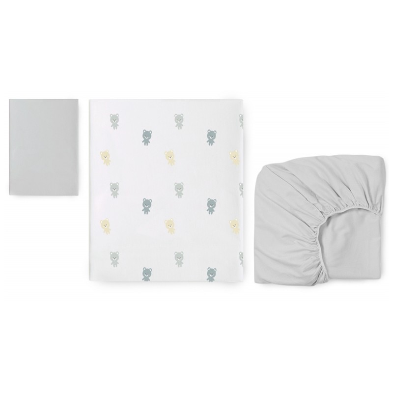 Conjunto Sábanas Bonjourbebe Montana 3p