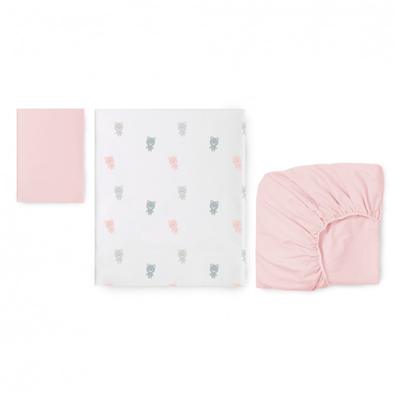 Conjunto Sábanas Minicuna Bonjourbebe Montana 3p