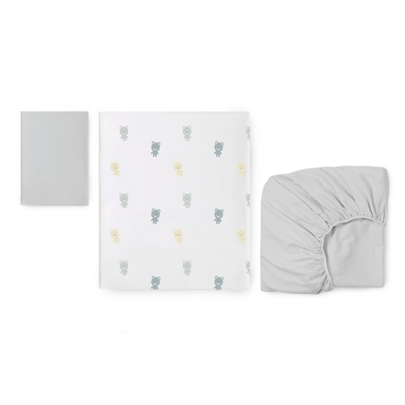 Conjunto Sábanas Minicuna Bonjourbebe Montana 3p