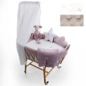 Uzturre Telma Rattan pedra mini berço