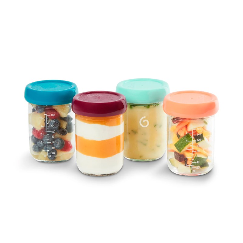 Recipientes de Cristal para Alimentos Babymoov 4 uds