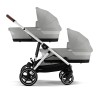Cochecito Gemelar Cybex e Gazelle S stone grey