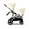 Cochecito Cybex e Gazelle S para Hermanos seashell beige