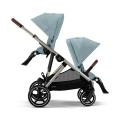 Cochecito Gemelar Cybex Gazelle S stormy blue