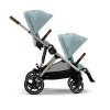 Cochecito Gemelar Cybex Gazelle S stormy blue