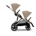 Carrinho CYBEX Gazelle S para Brothers bege amêndoa