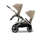 Cochecito Cybex Gazelle S para Hermanos almond beige