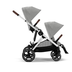 Cochecito Cybex Gazelle S para Hermanos stone grey