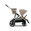 Cochecito Cybex Gazelle S para Hermanos almond beige