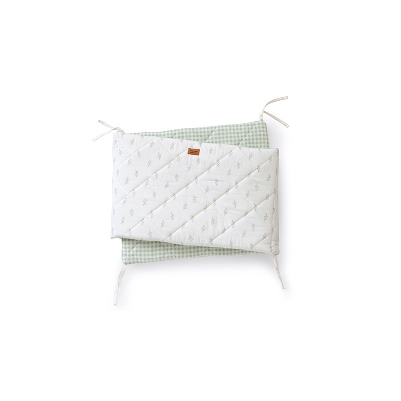 Spring Filad Cuna Bonjourbebe Spring Cottage Pack Colcha y Protector para Cuna