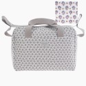 Bolso Maternal Uzturre Flora azul