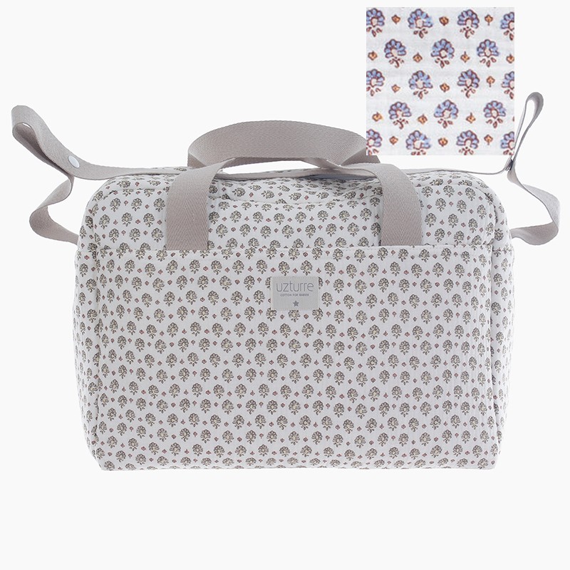 Bolso Maternal Uzturre Flora menta