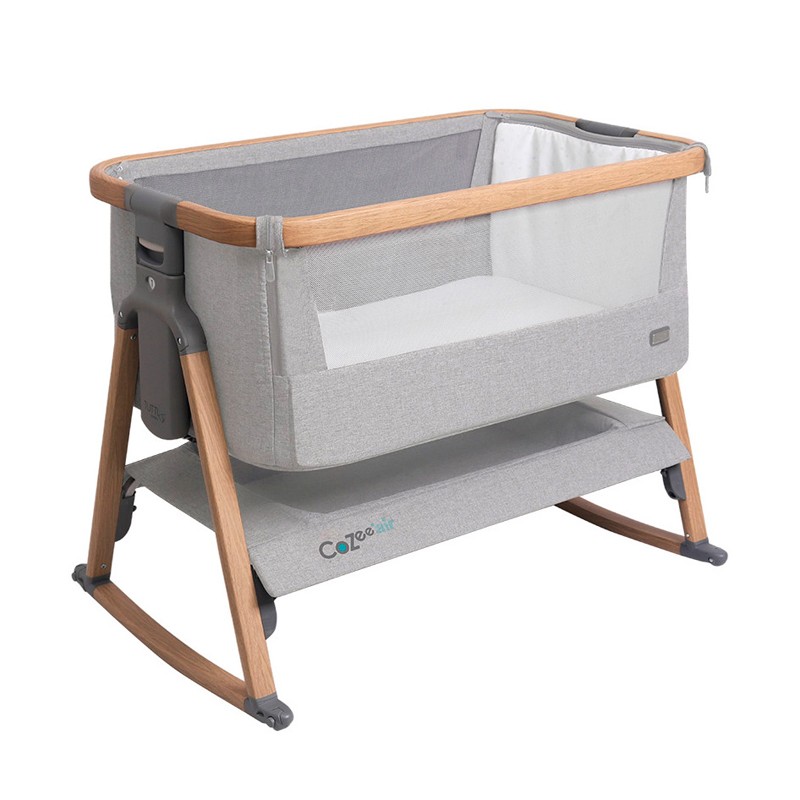 Minicuna Colecho Cozee Oak Tutti Bambini de Olmitos charcoal
